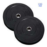 Weight Plates Pair Olympic Barbell Weights For Home Gym Workout Range 2.5 - 20KG