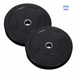 Weight Plates Pair Olympic Barbell Weights For Home Gym Workout Range 2.5 - 20KG