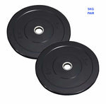 Weight Plates Pair Olympic Barbell Weights For Home Gym Workout Range 2.5 - 20KG